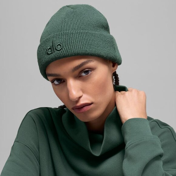 ALO Yoga Accessories - Alo Yoga Notable Beanie Clover Green